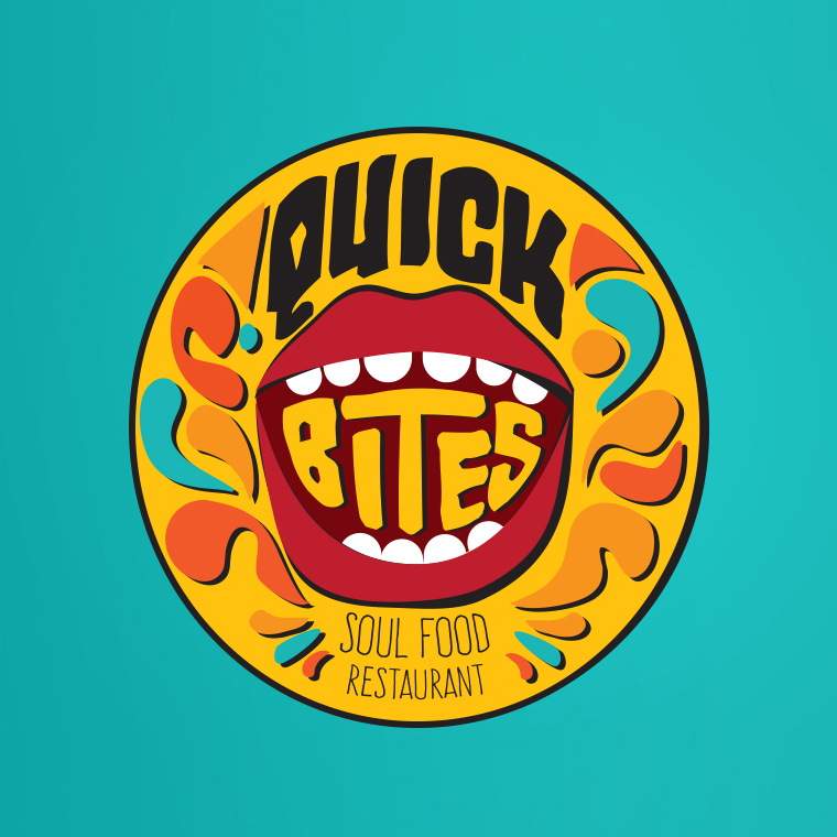 Quick Bites Soul Food Restaurant Logo