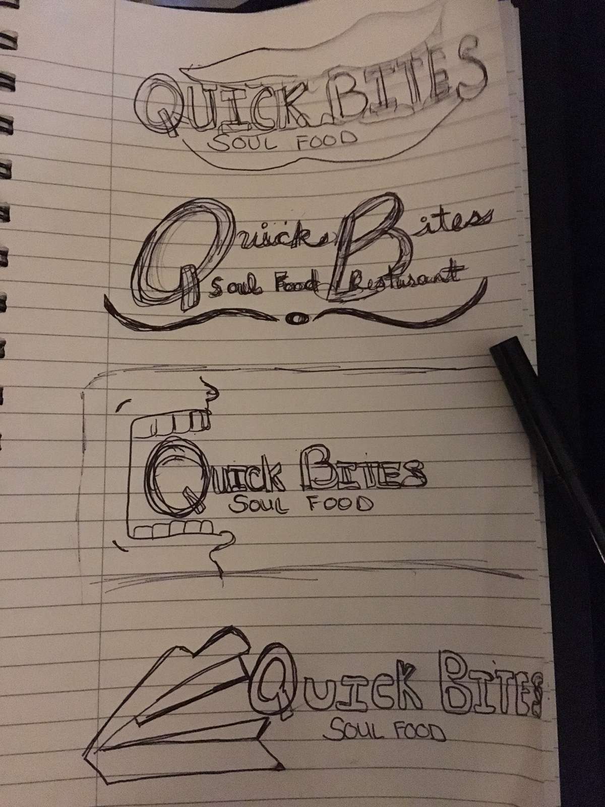 Original Quick Bites Sketches