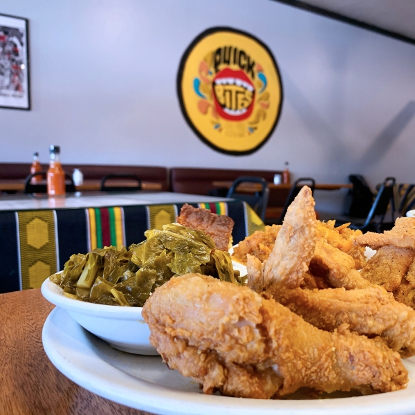 Fried-Chicken-yams-greens